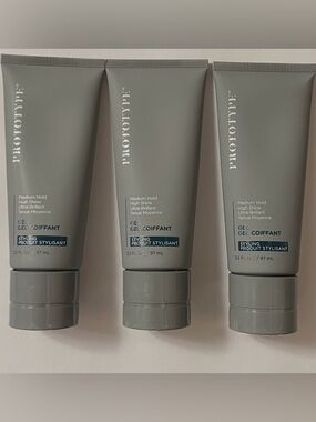 3 PC Prototype REGIS Medium Hold High Shine Styling Gel 3.3oz~NEW! For men